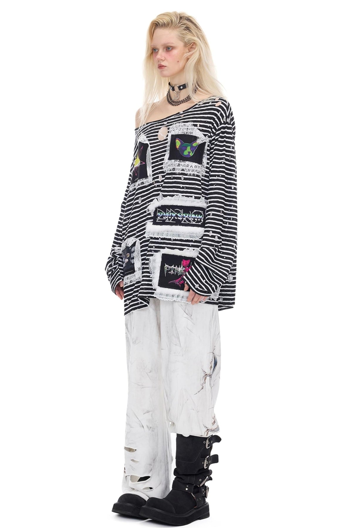 Stripe Frog Tee