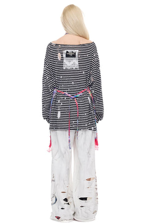 Stripe Frog Tee
