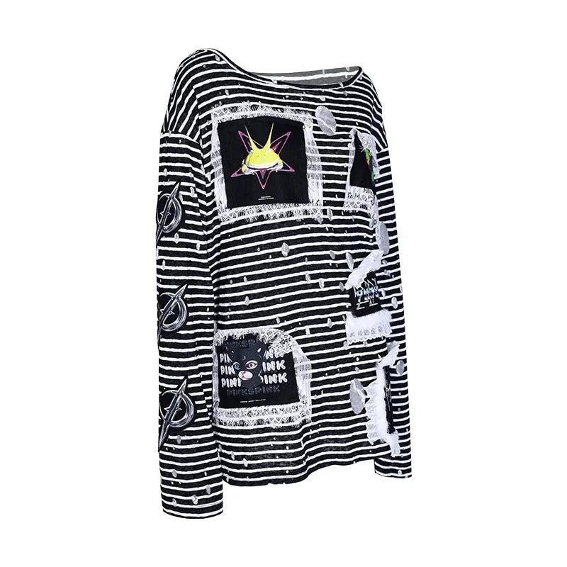 Stripe Frog Tee