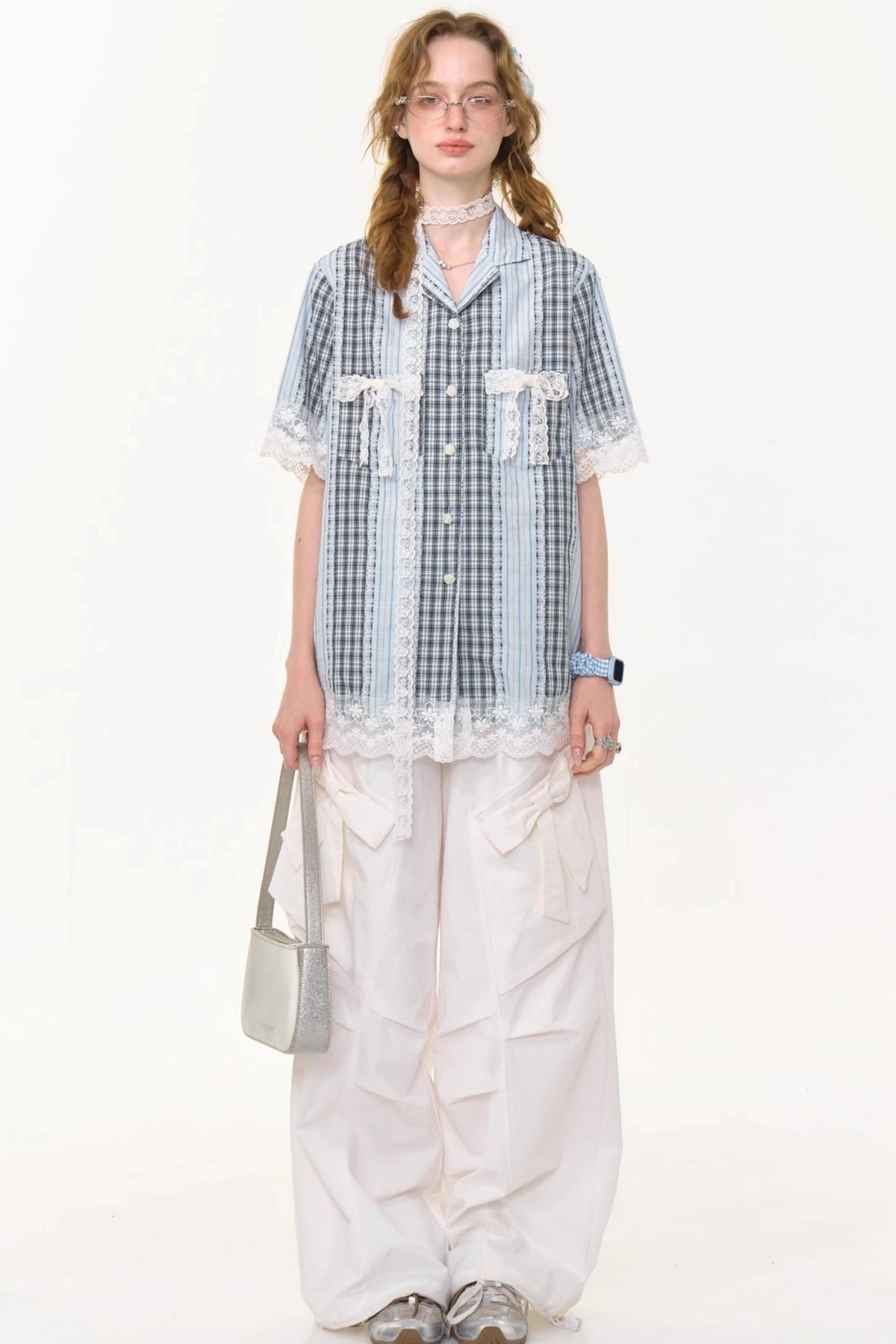 Stripe Lace Shirt
