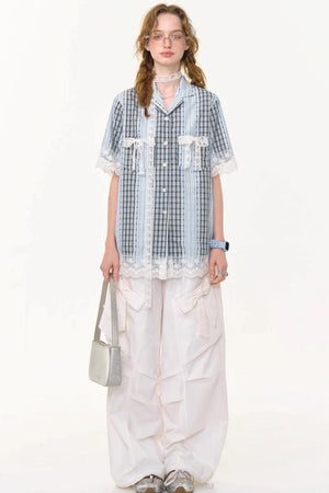 Stripe Lace Shirt