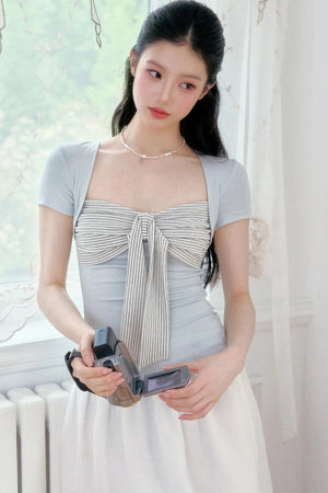 Striped Academy Two-Piece Top Set-Up
