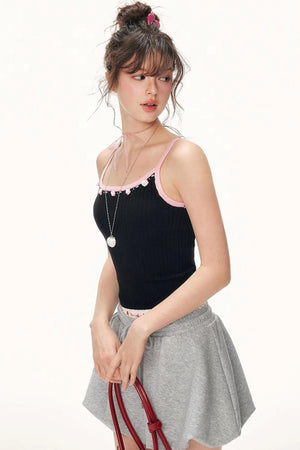 Striped Beaded Camisole
