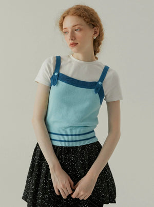 Striped Camisole Vest Top