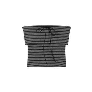 Striped Flared Pants Jacket Set-Up