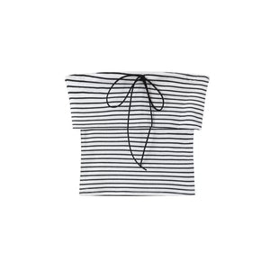 Striped Flared Pants Jacket Set-Up