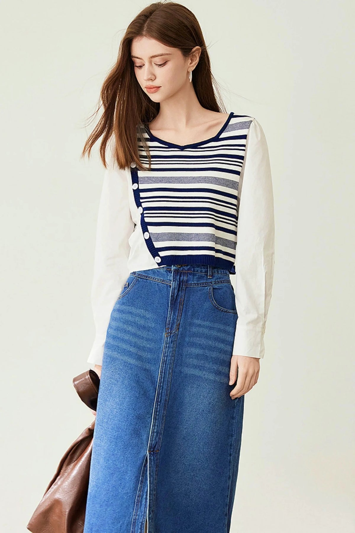 Striped Knit Sweater