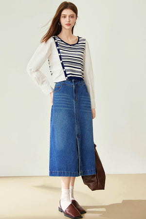Striped Knit Sweater