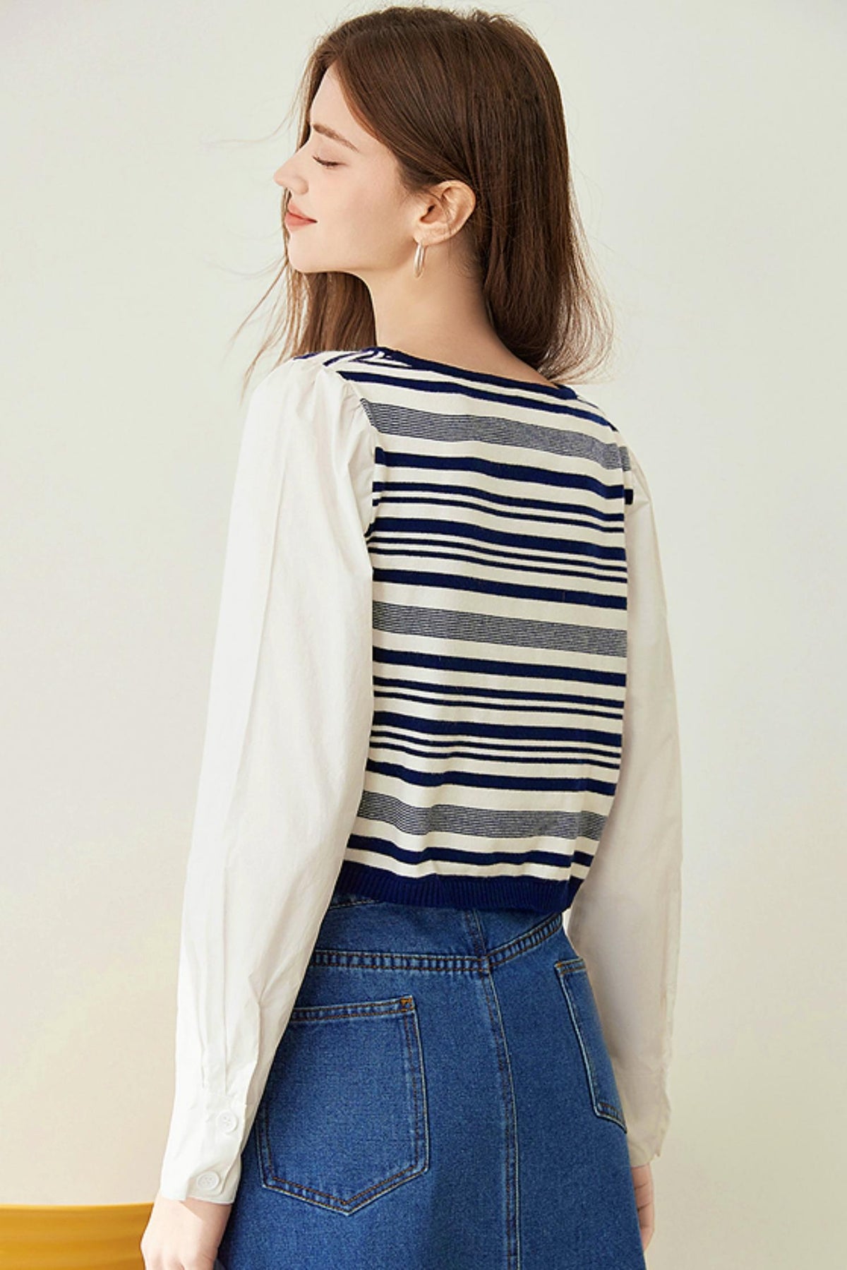 Striped Knit Sweater