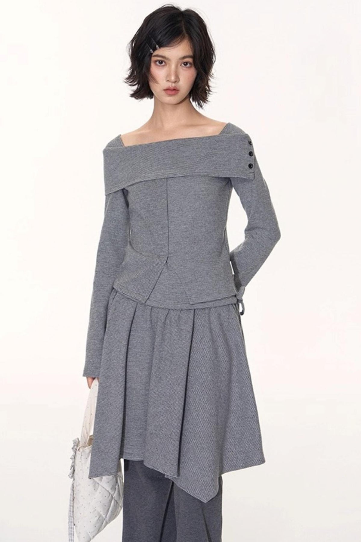 Striped Long Sleeve Top Set-Up