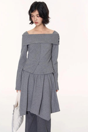 Striped Long Sleeve Top Set-Up