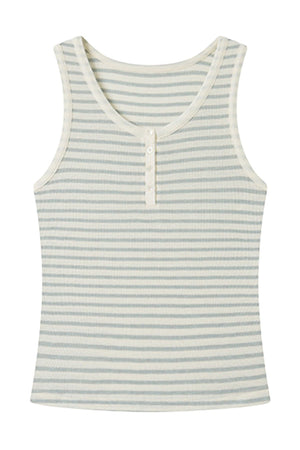 Striped Lyocell Tank Top