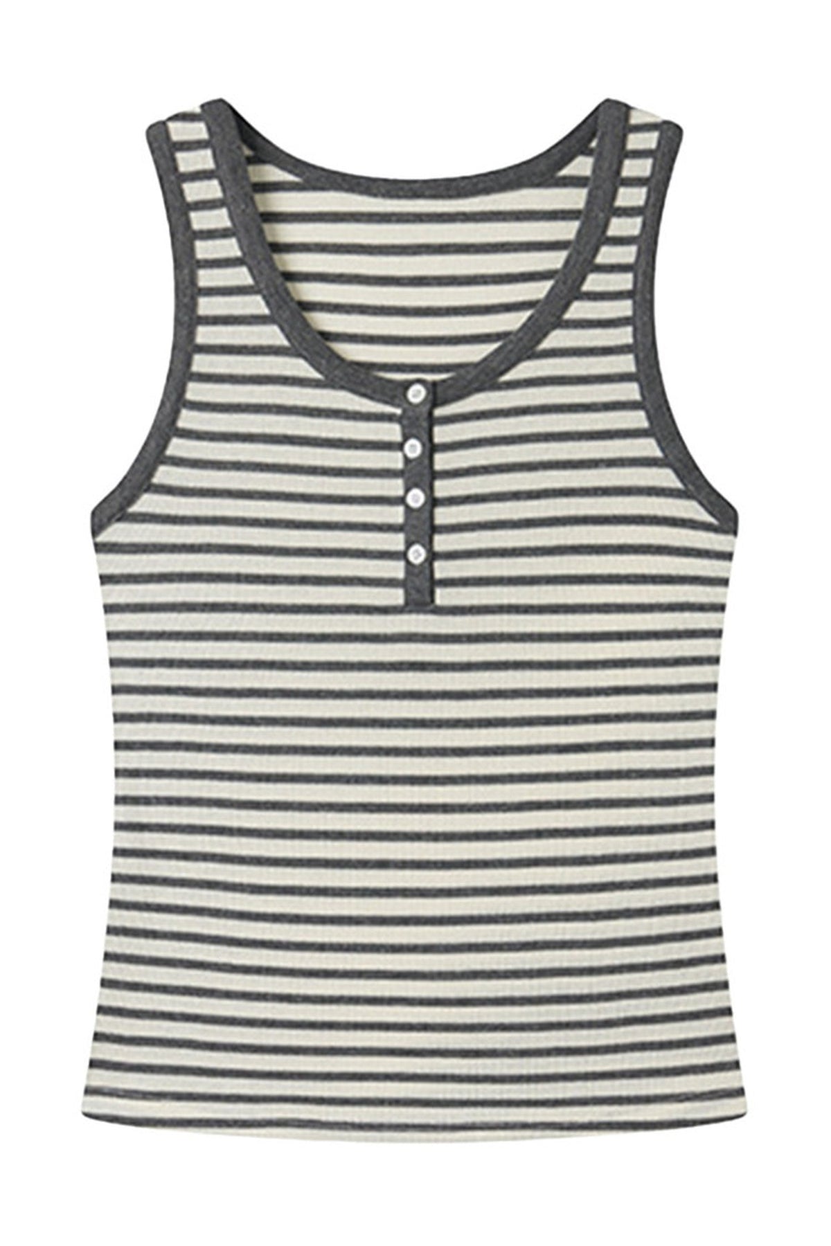 Striped Lyocell Tank Top