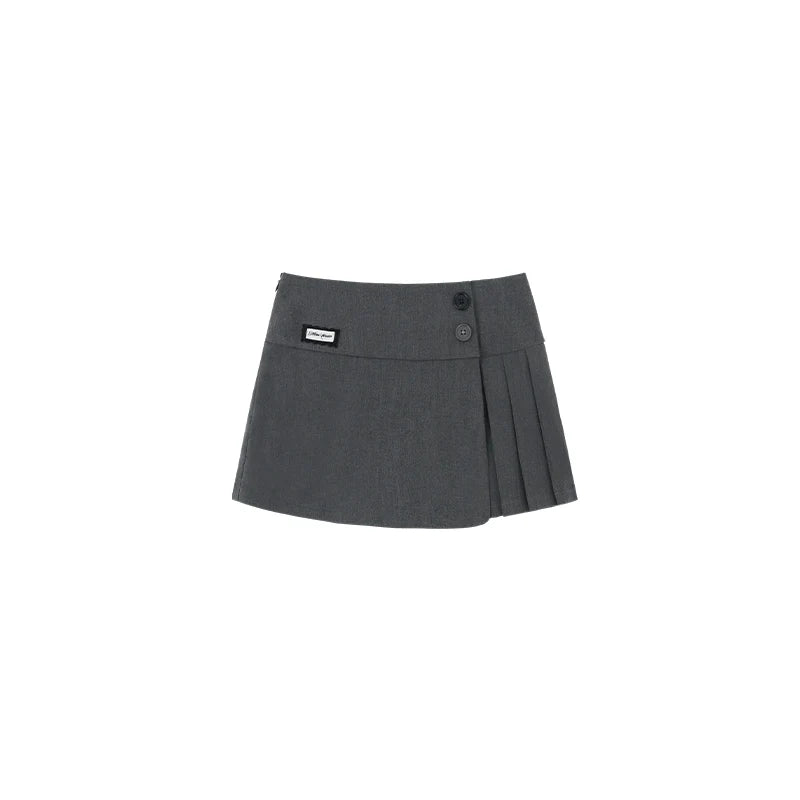 Striped Panelled Shirt & Skirt Set-Up