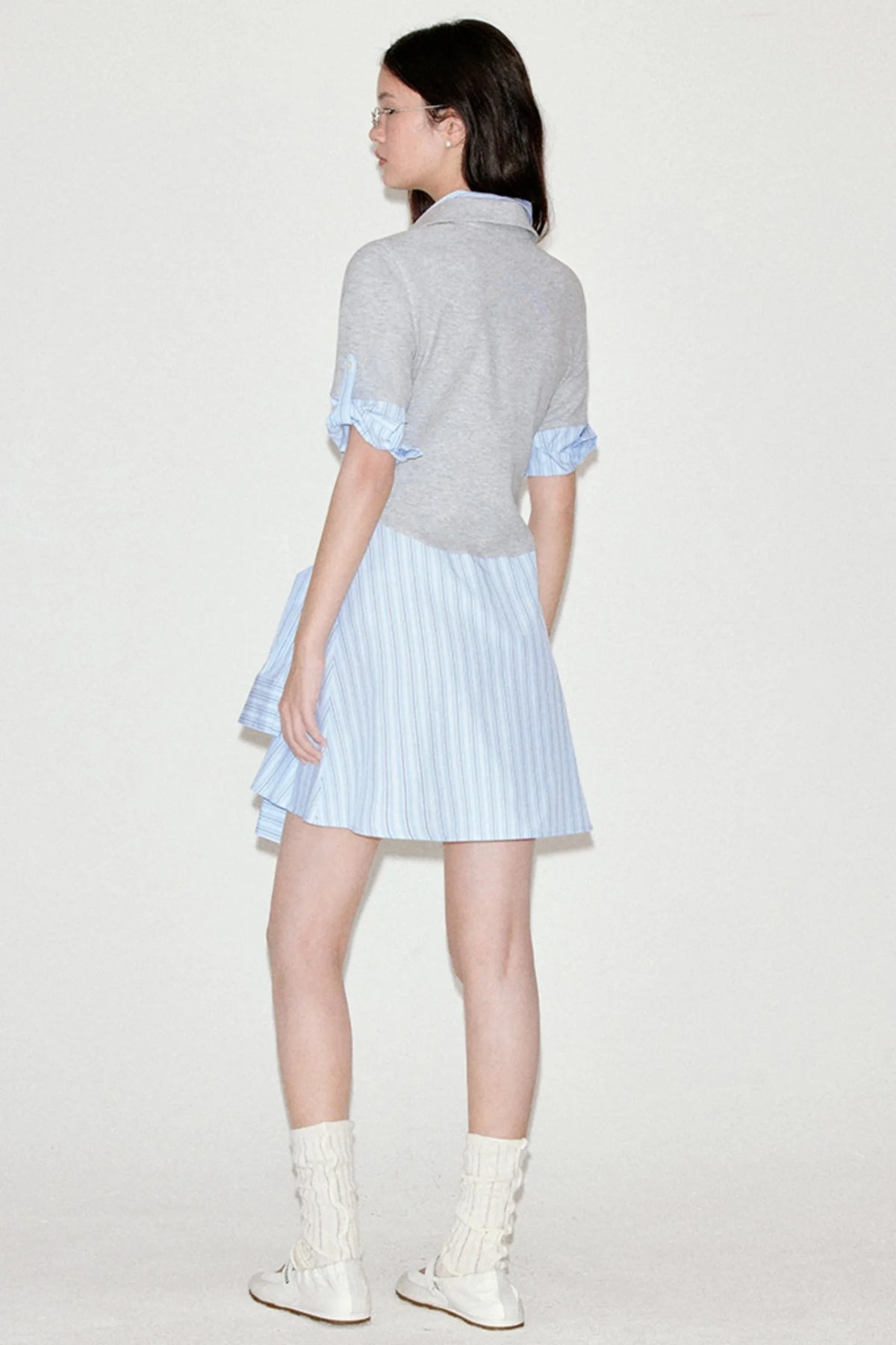 Striped Shirt Dress