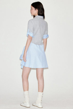 Striped Shirt Dress