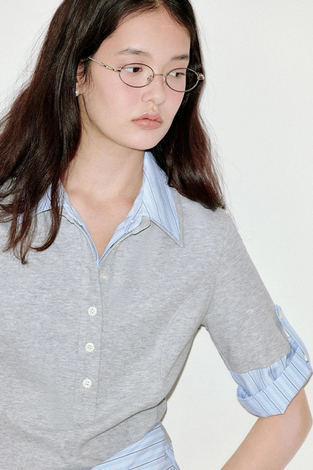 Striped Shirt Dress