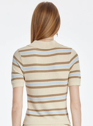 Striped T-Shirt With Skirt Set-Up