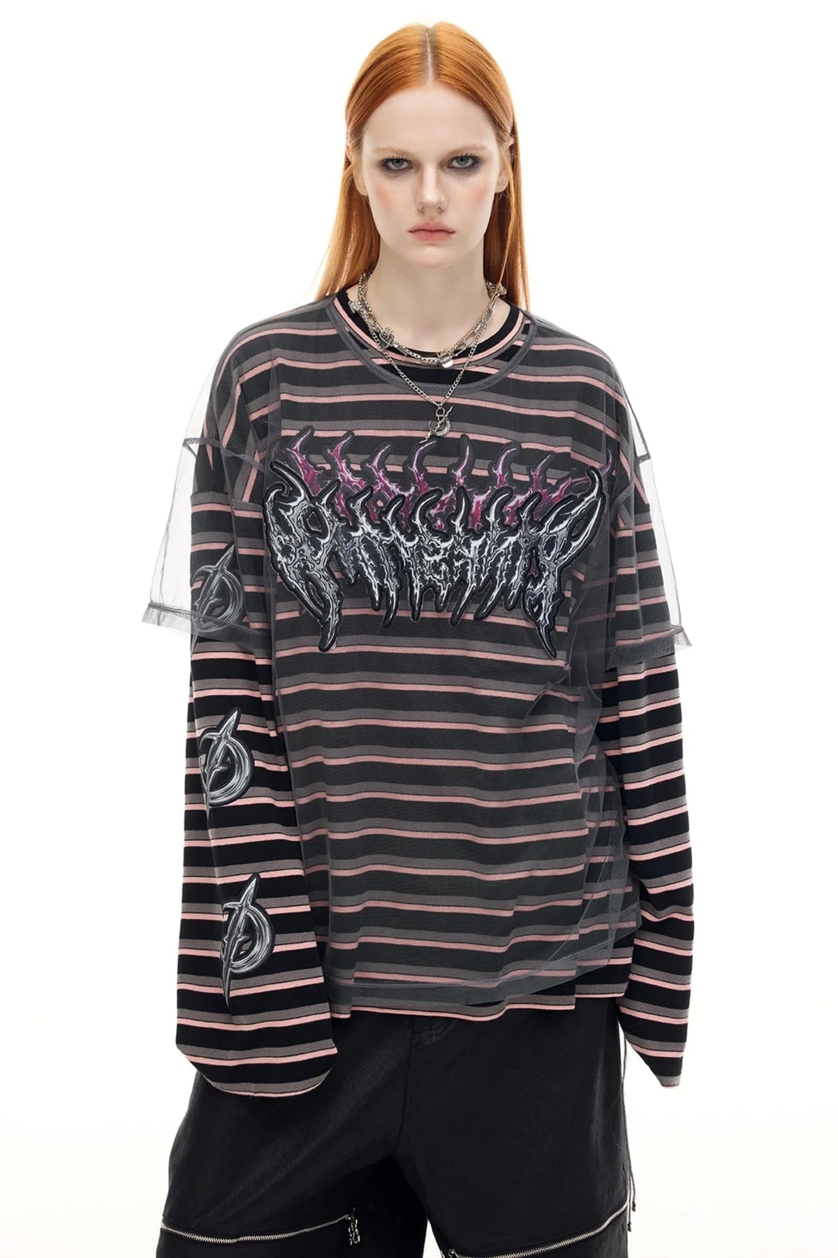 Striped Two Piece T-Shirt Set