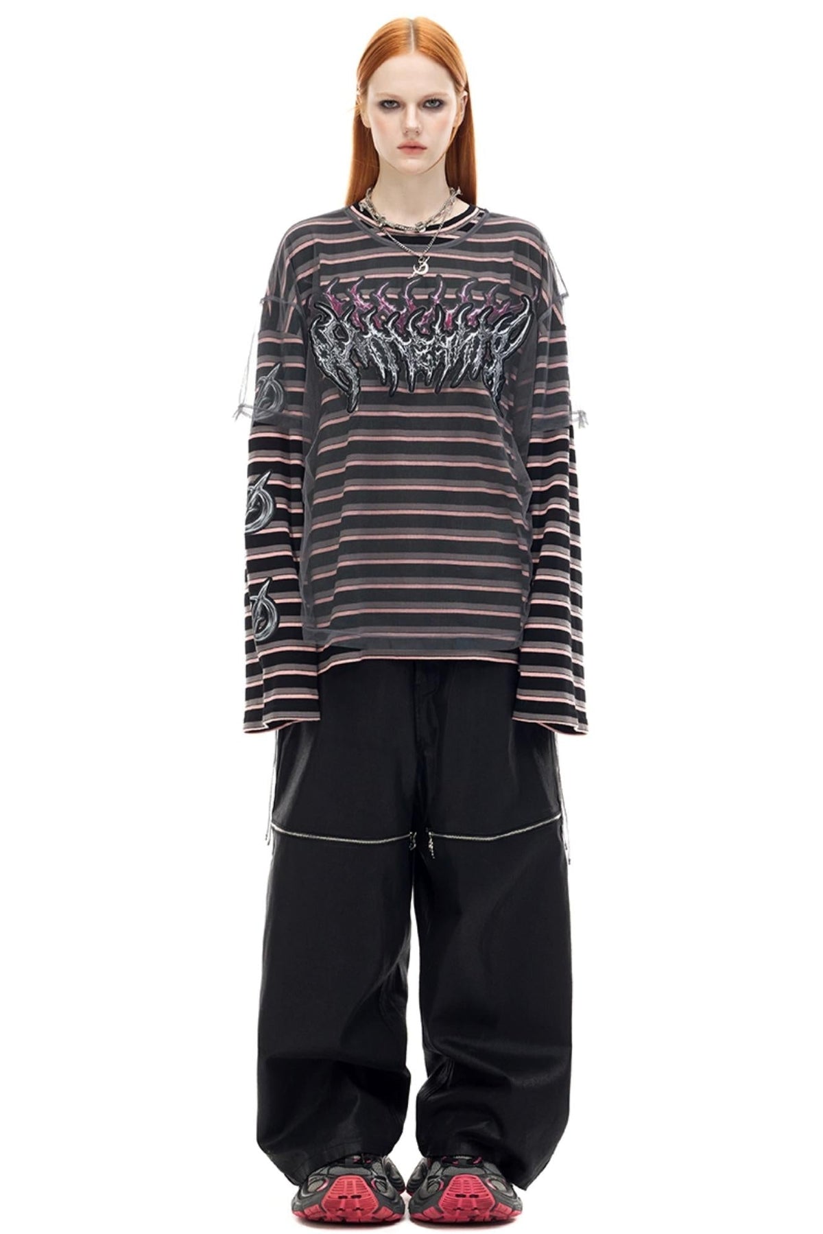 Striped Two Piece T-Shirt Set