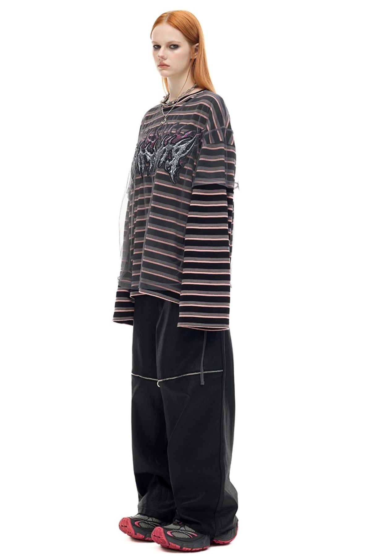 Striped Two Piece T-Shirt Set