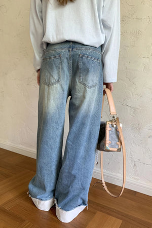 Structured Silver Summer Jeans
