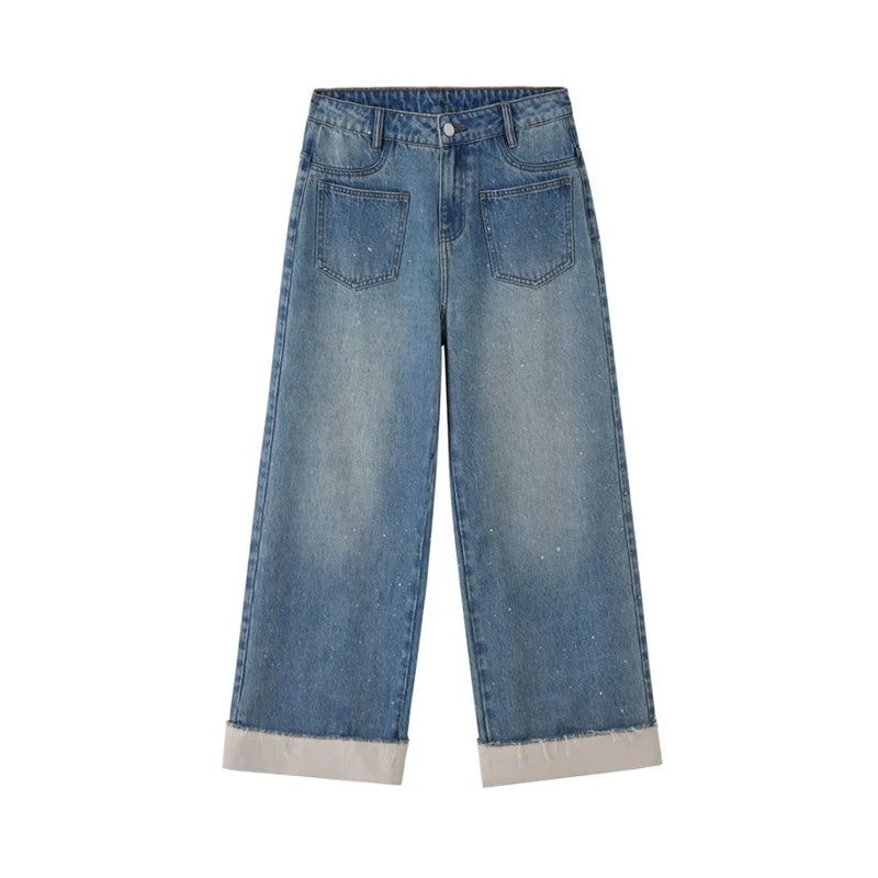 Structured Silver Summer Jeans