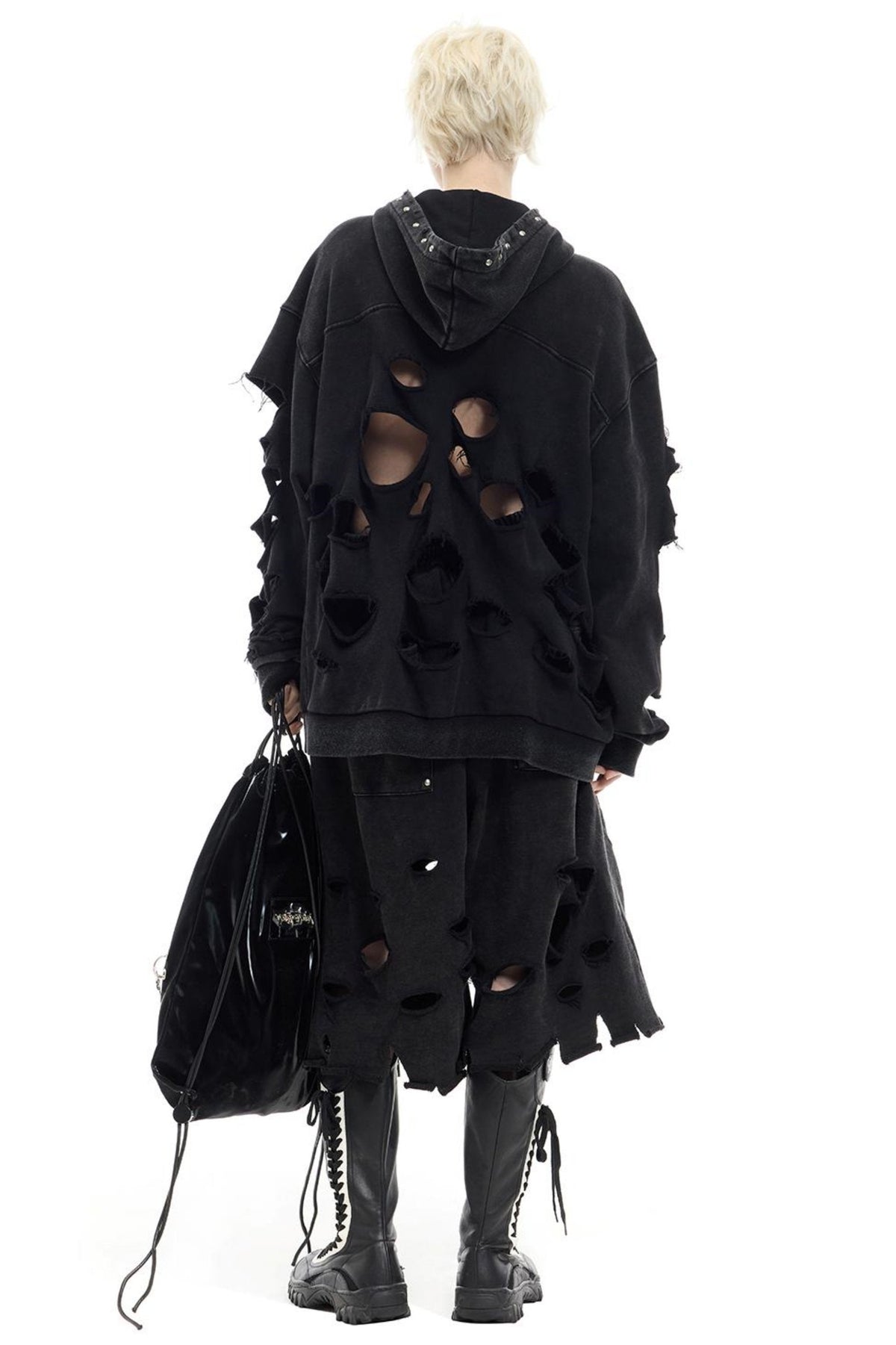 Studded Hole Hoodie