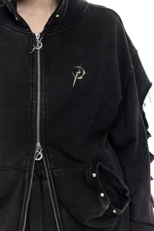 Studded Hole Hoodie