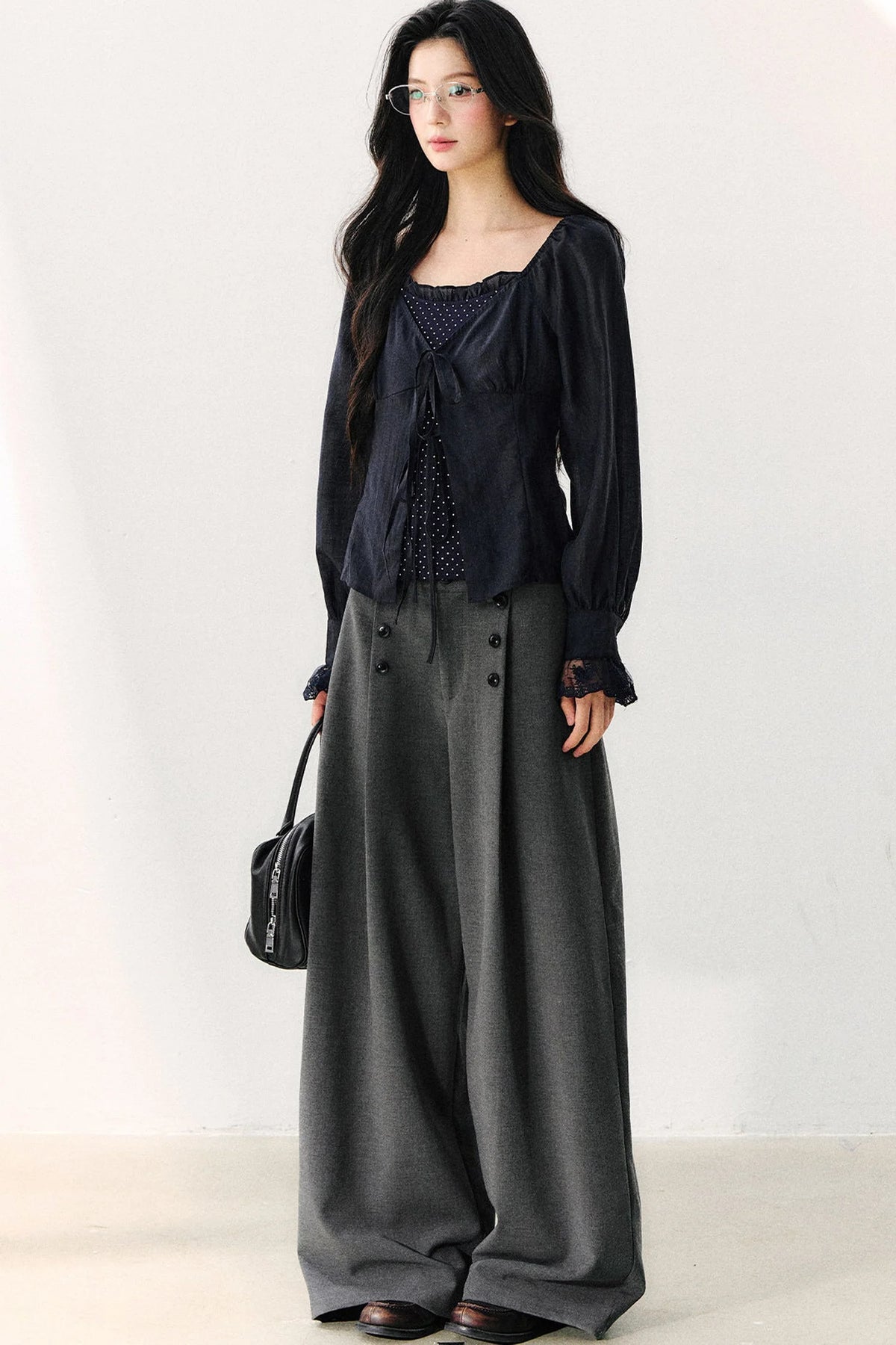 Style Drape Wide Leg Pants