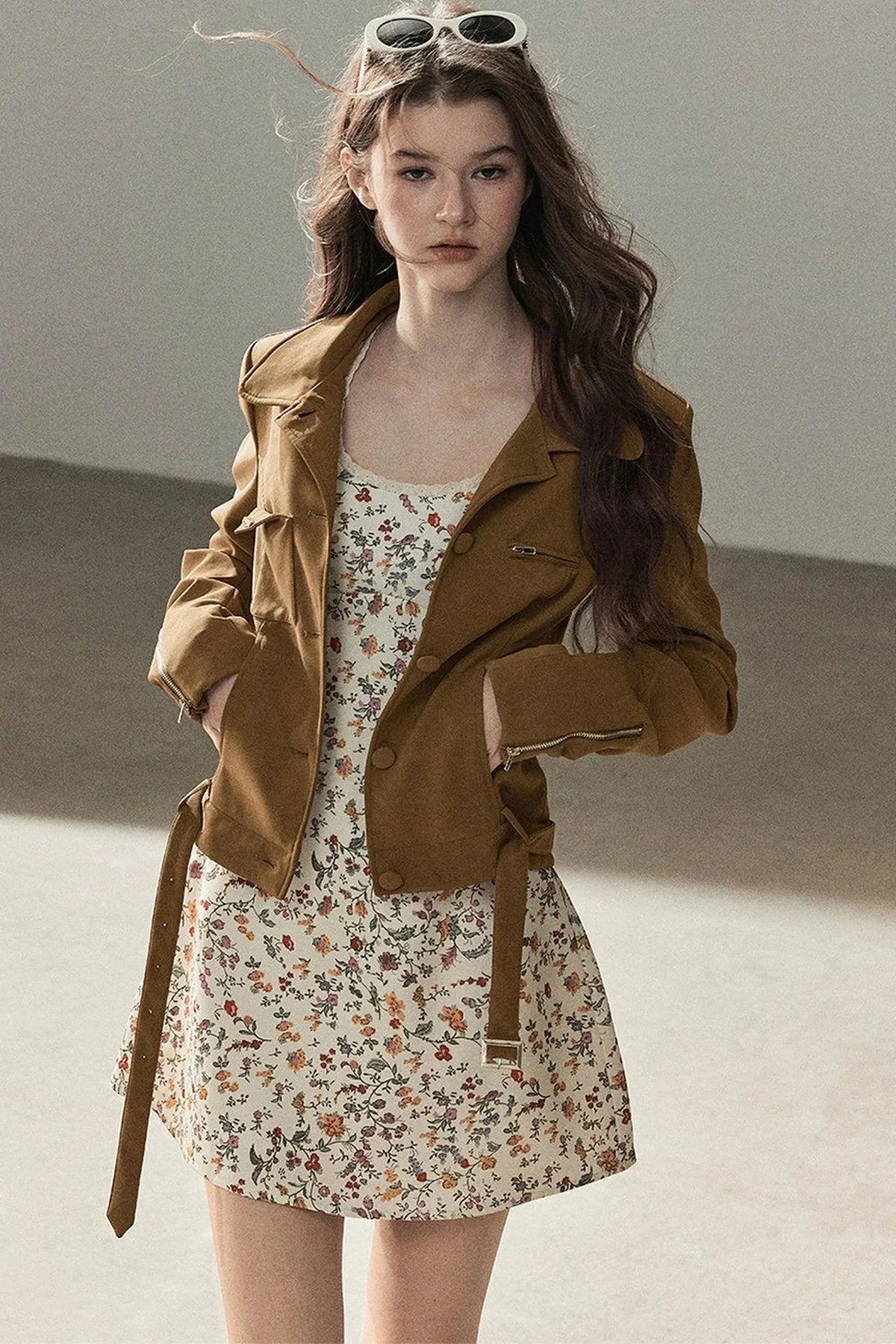 Style PU Suede Short Jacket