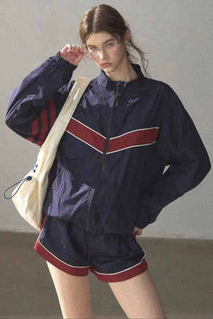Style Relaxed Jacket and Shorts Set-Up