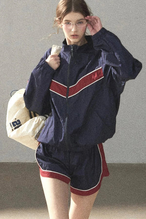 Style Relaxed Jacket and Shorts Set-Up