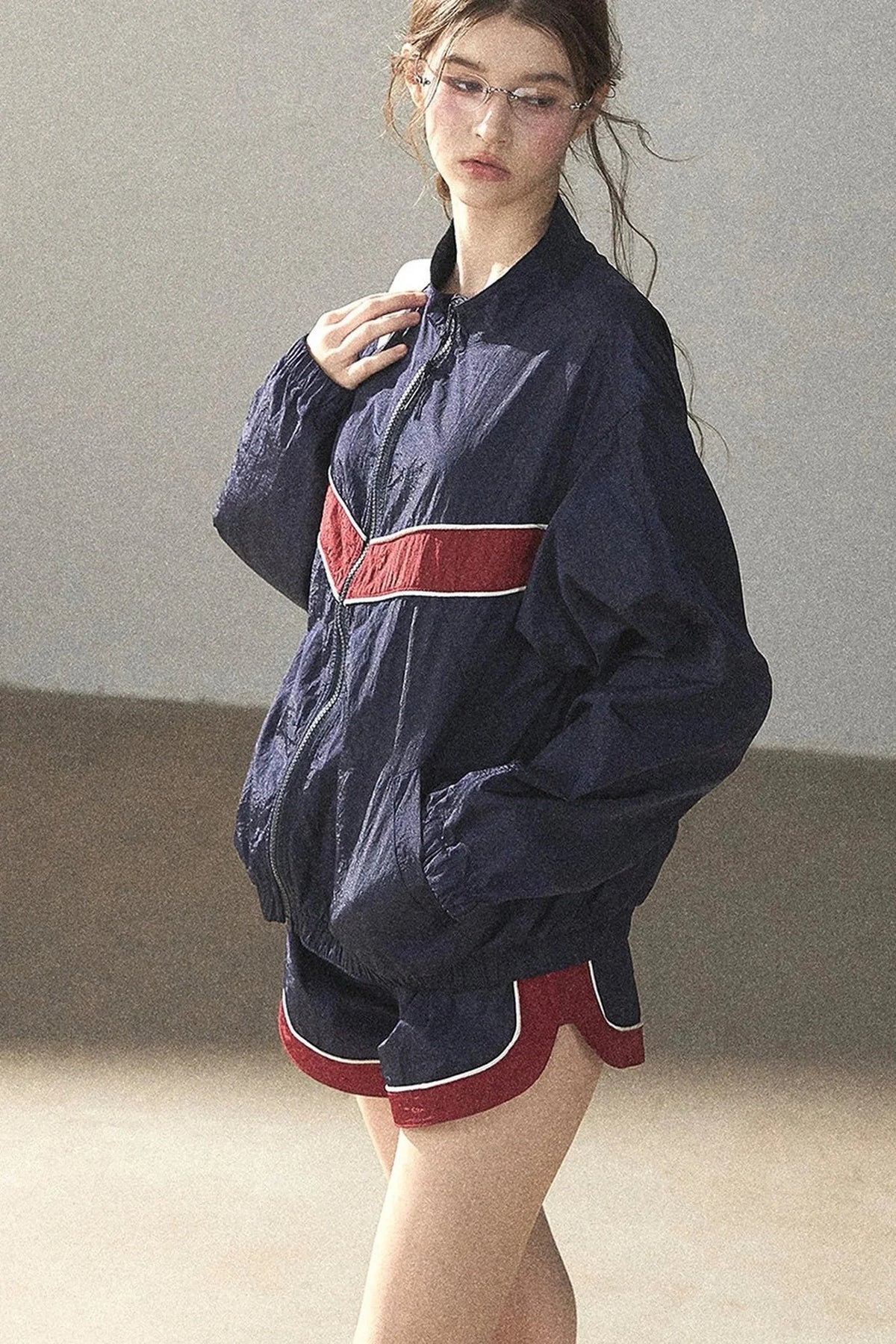 Style Relaxed Jacket and Shorts Set-Up