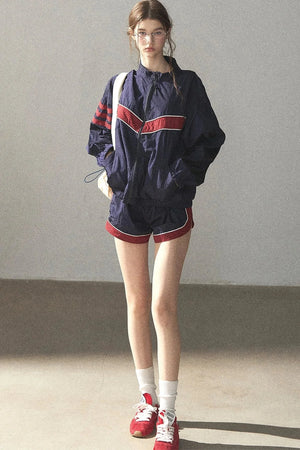 Style Relaxed Jacket and Shorts Set-Up