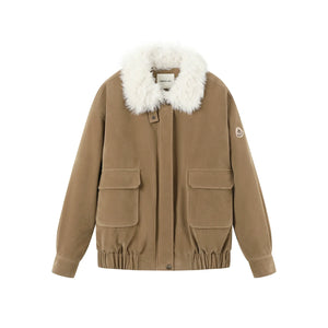 Suede Vintage Biker Jacket