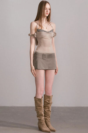 Summer A-Line Mini Skirt