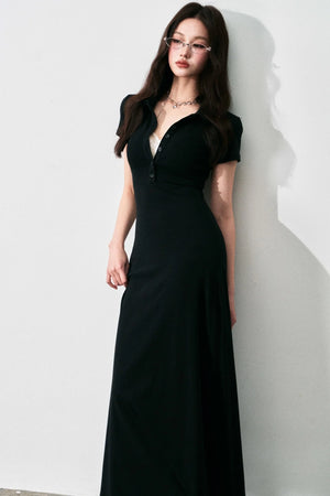 Summer A-Line Polo Dress