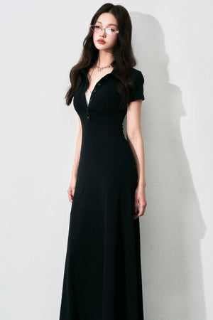 Summer A-Line Polo Dress