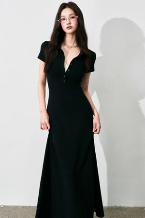 Summer A-Line Polo Dress