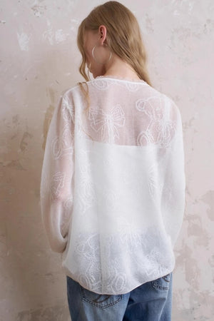 Summer Bear Knit Top