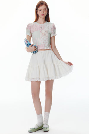 Summer Blossom Knit Tee
