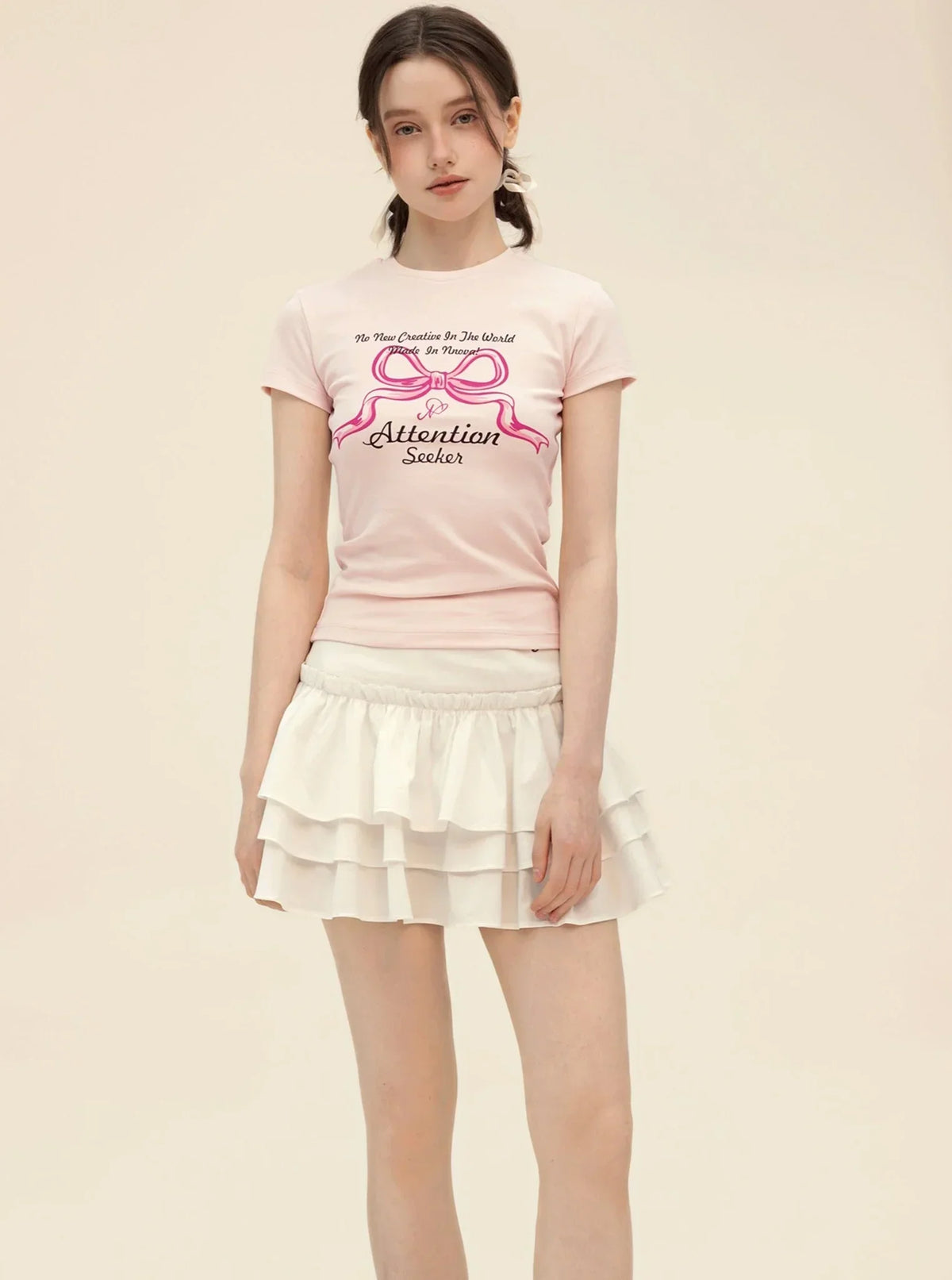 Summer Bow Print T-Shirt