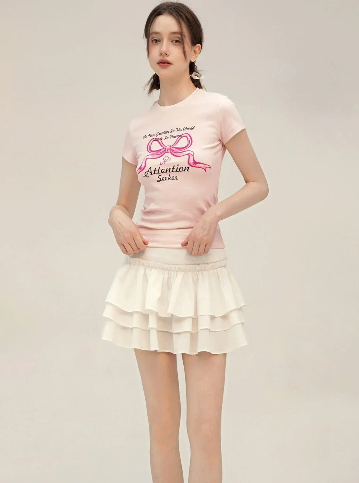 Summer Bow Print T-Shirt