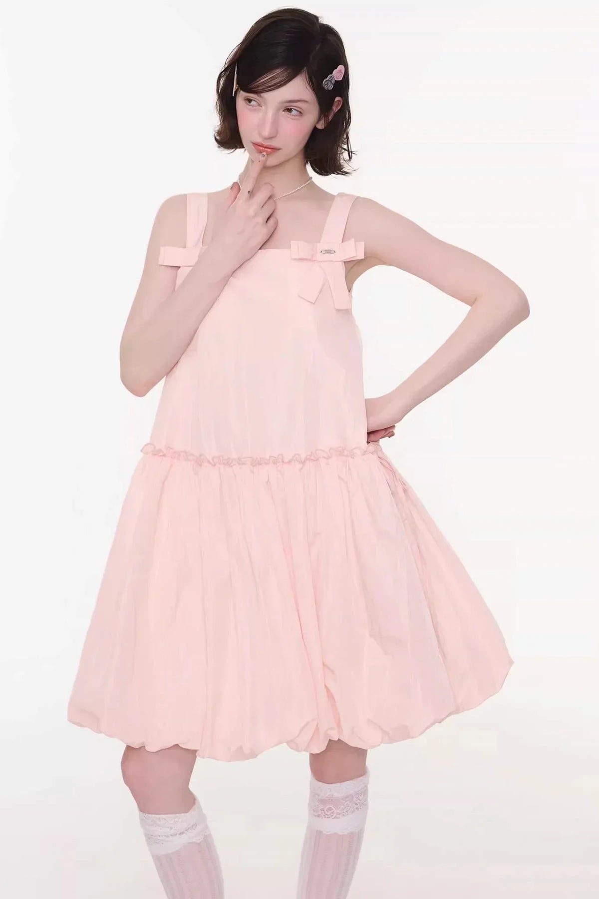 Summer Bow-Tie Camisole Dress