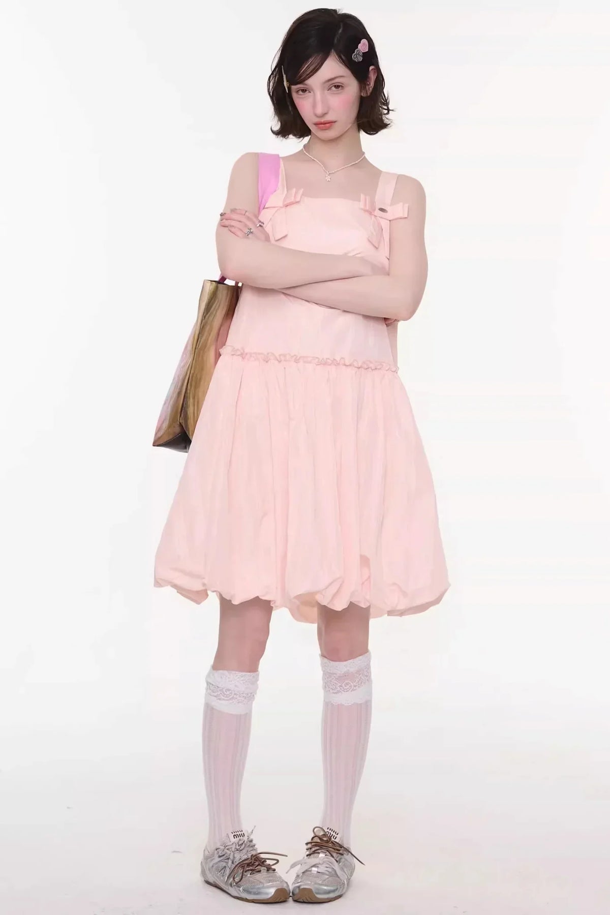Summer Bow-Tie Camisole Dress