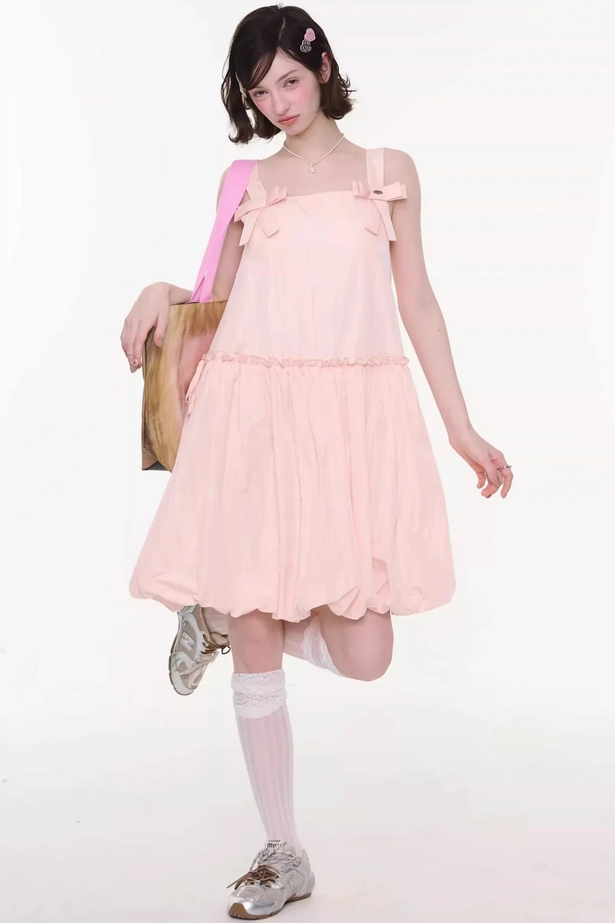 Summer Bow-Tie Camisole Dress