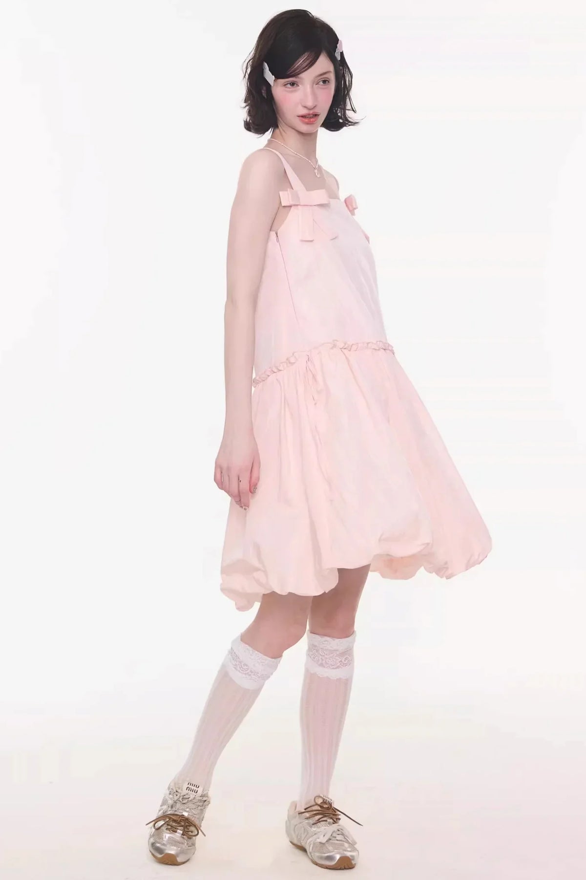Summer Bow-Tie Camisole Dress