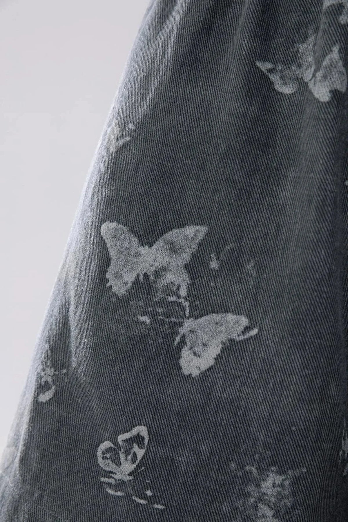 Summer Butterfly Denim Dress