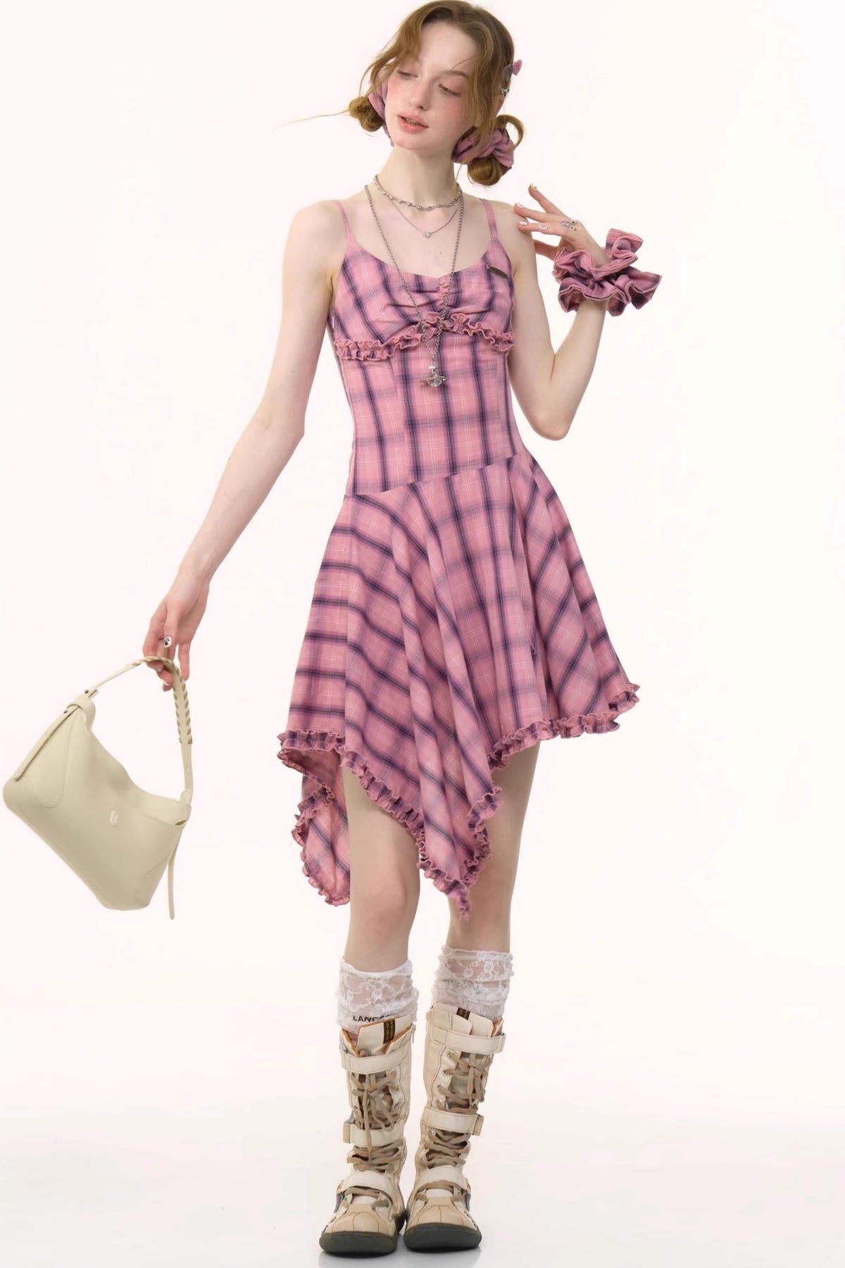 Summer Chic Plaid Dress